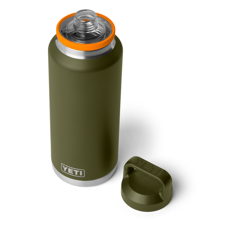 Yeti Rambler 46oz Chug Bottle - Olive/ King Crab-2