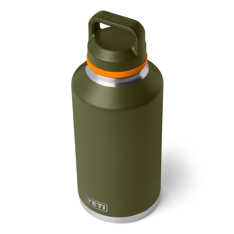 Yeti Rambler 64 oz Chug Bottle - Olive/King Crab-2