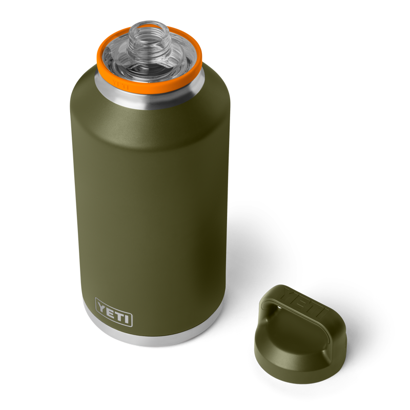 Yeti Rambler 64 oz Chug Bottle - Olive/King Crab-3