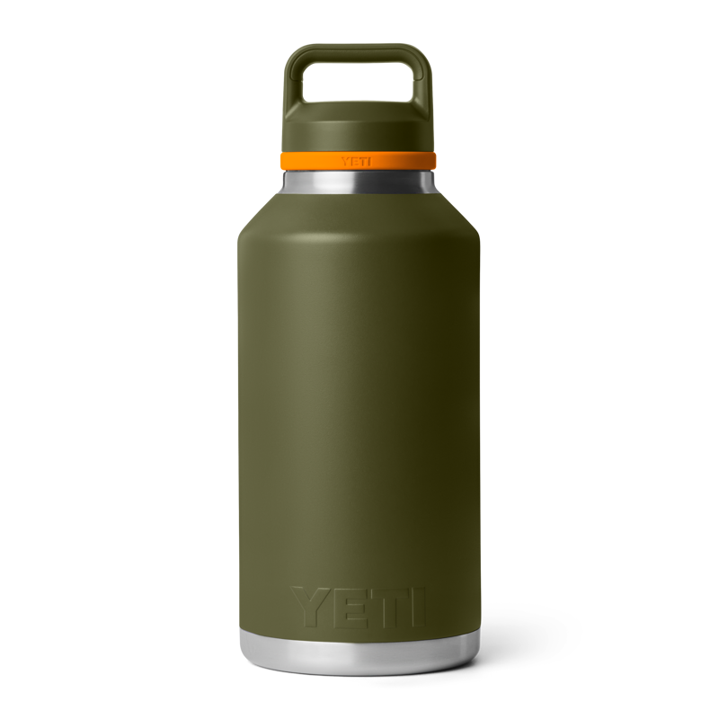 Yeti Rambler 64 oz Chug Bottle - Olive/King Crab-1