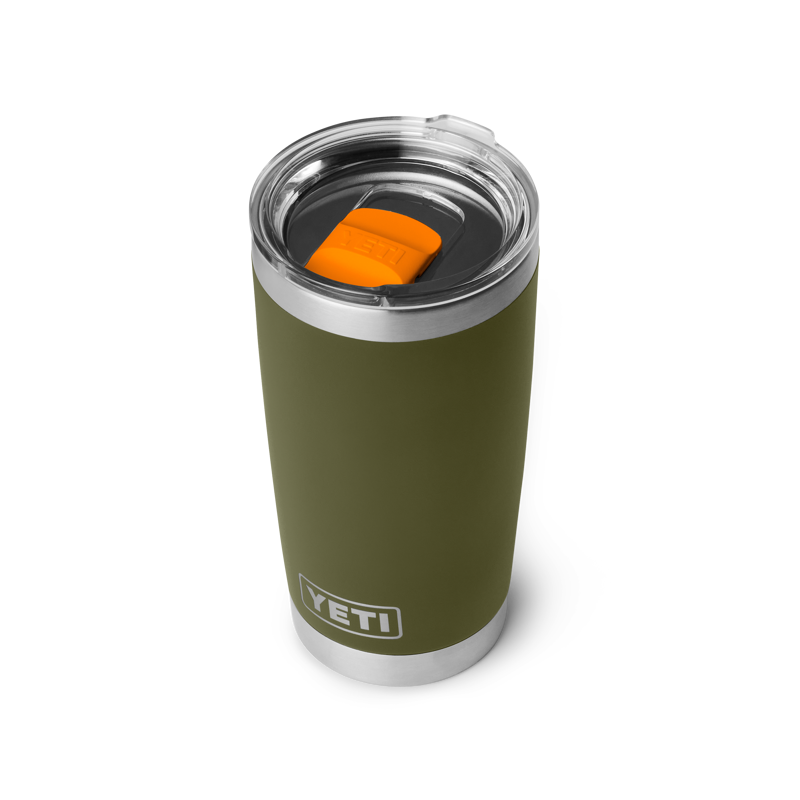 Yeti Rambler 20oz Tumbler - Olive/King Crab-2