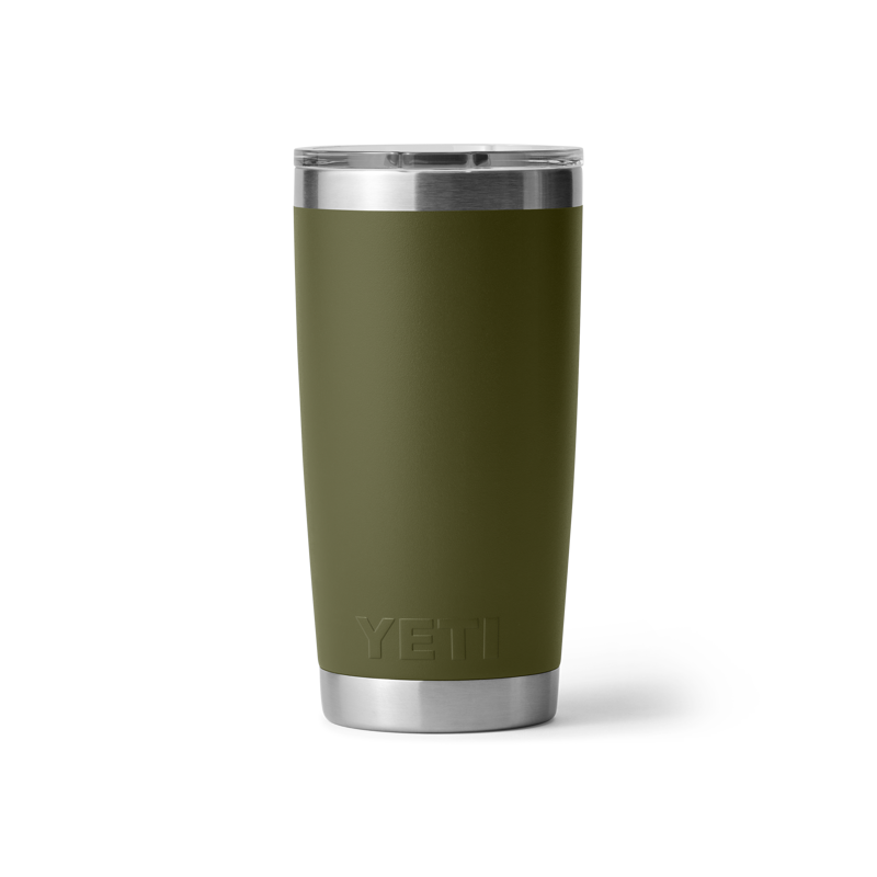 Yeti Rambler 20oz Tumbler - Olive/King Crab-1