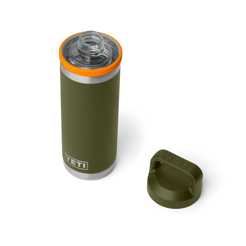Yeti Rambler 18 oz Chug Bottle - Olive/King Crab-3