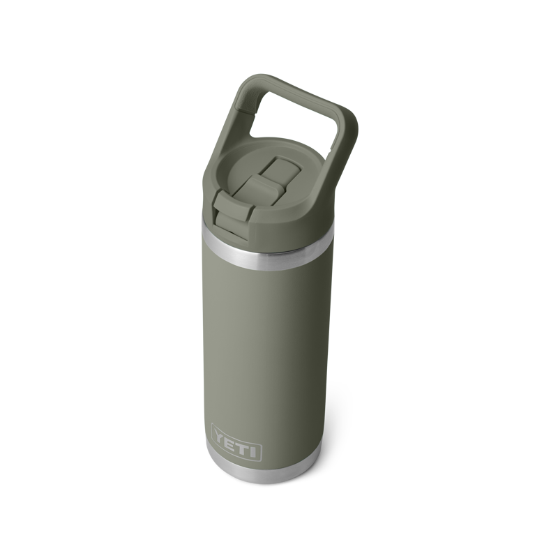 Yeti Rambler 18oz Colour Straw Bottle - Pampa Green-2