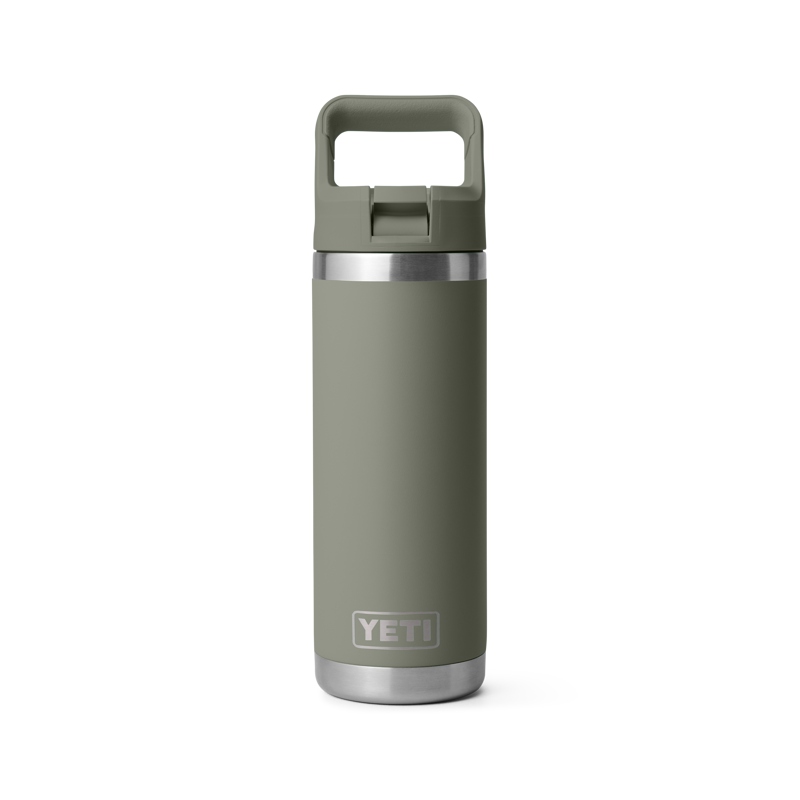 Yeti Rambler 18oz Colour Straw Bottle - Pampa Green-1