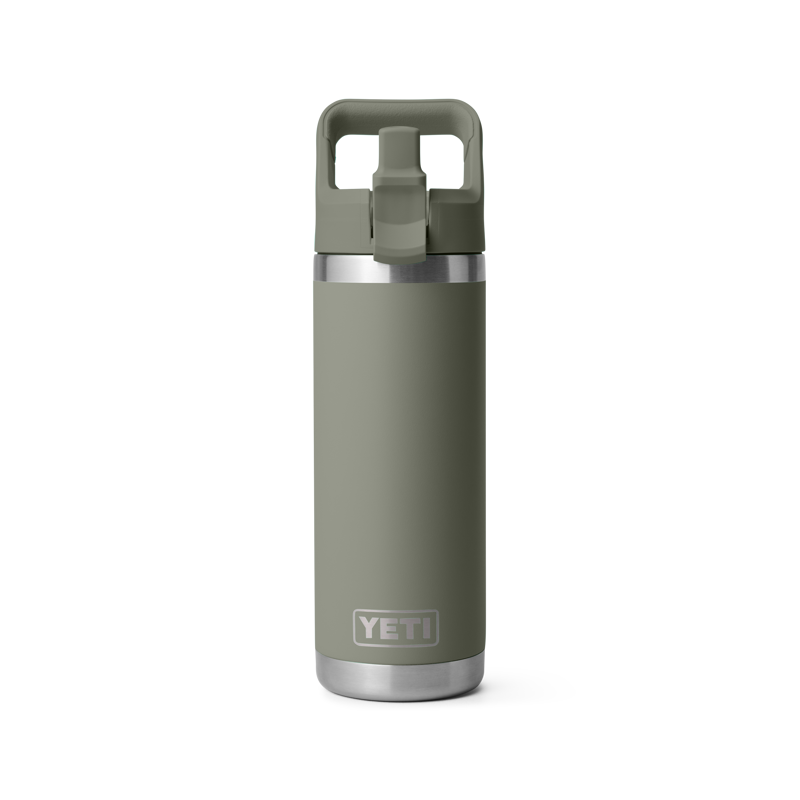 Yeti Rambler 18oz Colour Straw Bottle - Pampa Green