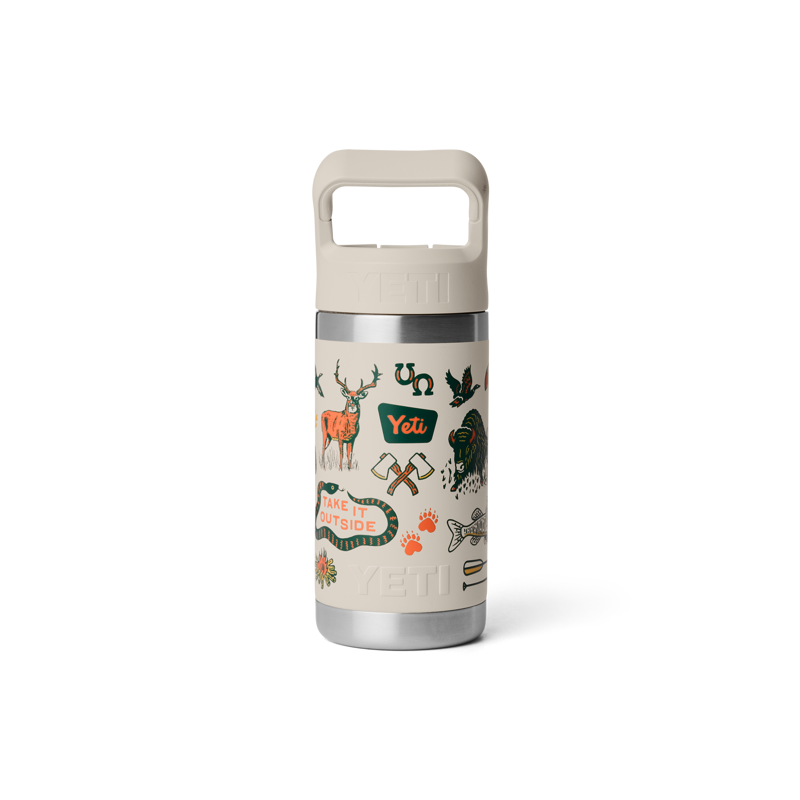 Yeti Rambler Jr 12oz Kids Bottle Cape Summer Camp-1