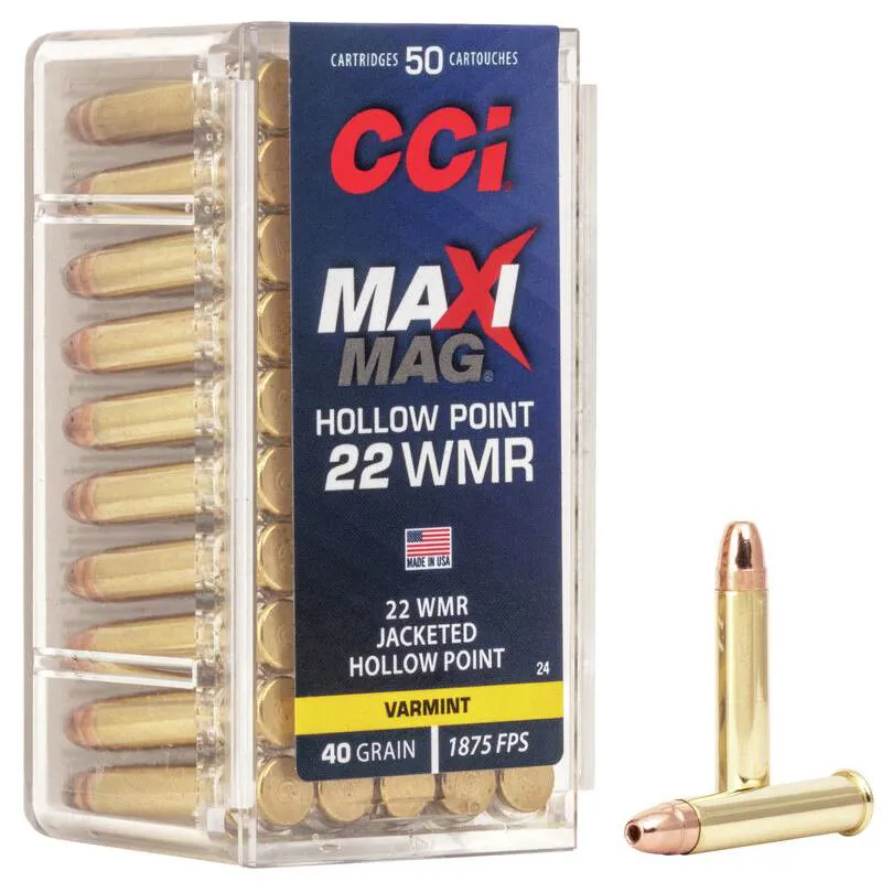 CCI 40gr Maxi Mag 22WMR