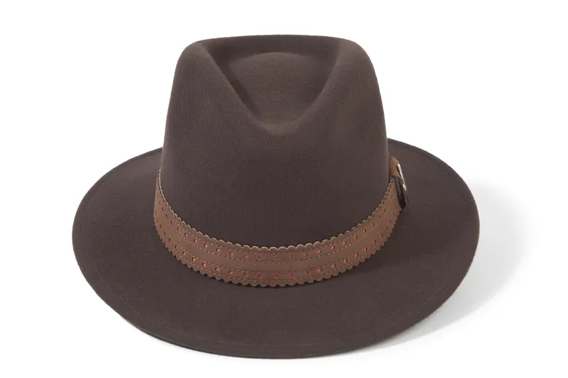 The Waveney Fedora Brown-1