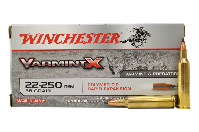 Winchester 22-250 55gr Varmint X