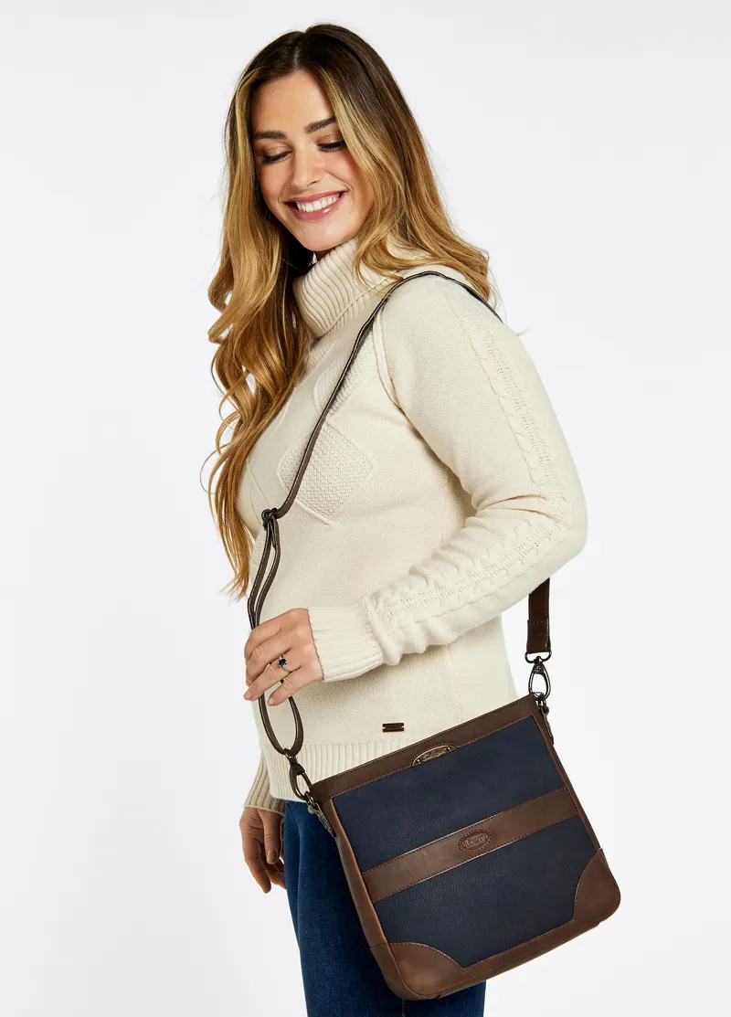 Dubarry Ardmore Cross Body Bag - Navy/Brown-1