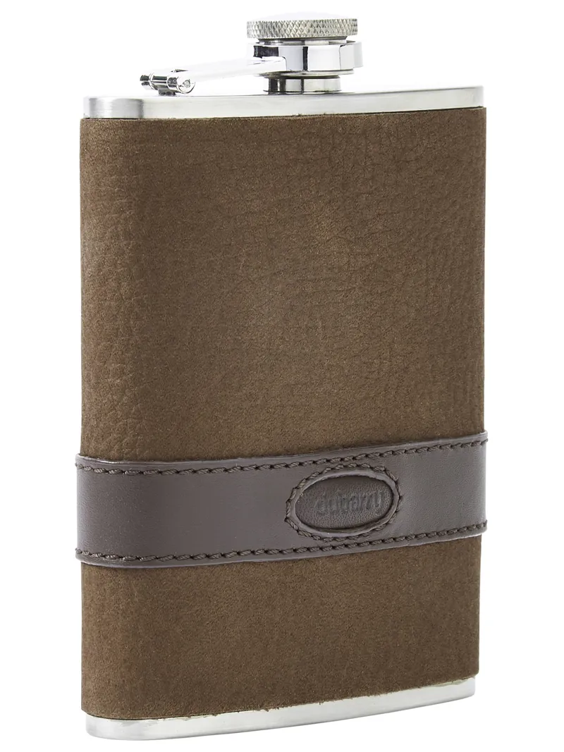 Dubarry Rugby Hip Flask Walnut-1