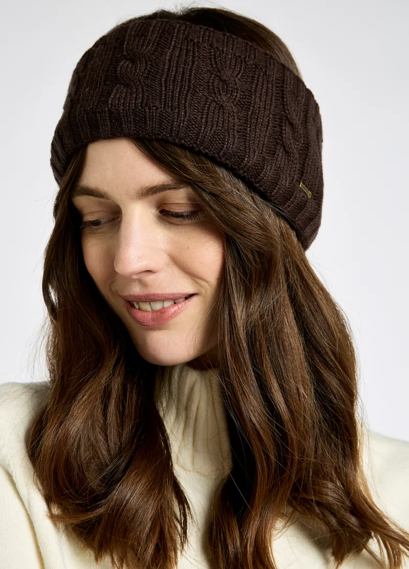 Dubarry Gleeson Cable Knit Headband - Elk-2