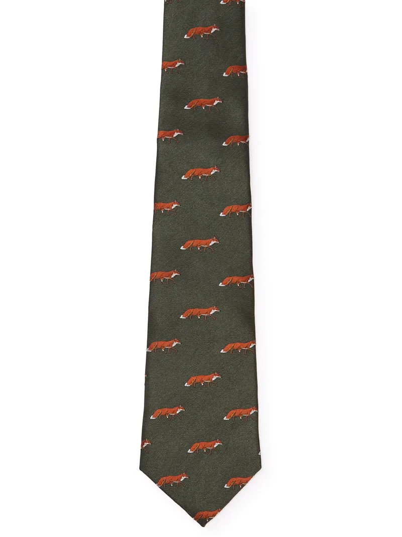 Dubarry Kavanagh Fox Tie - Olive