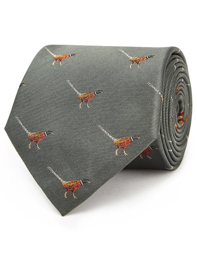 Dubarry Madden Tie - Olive-1