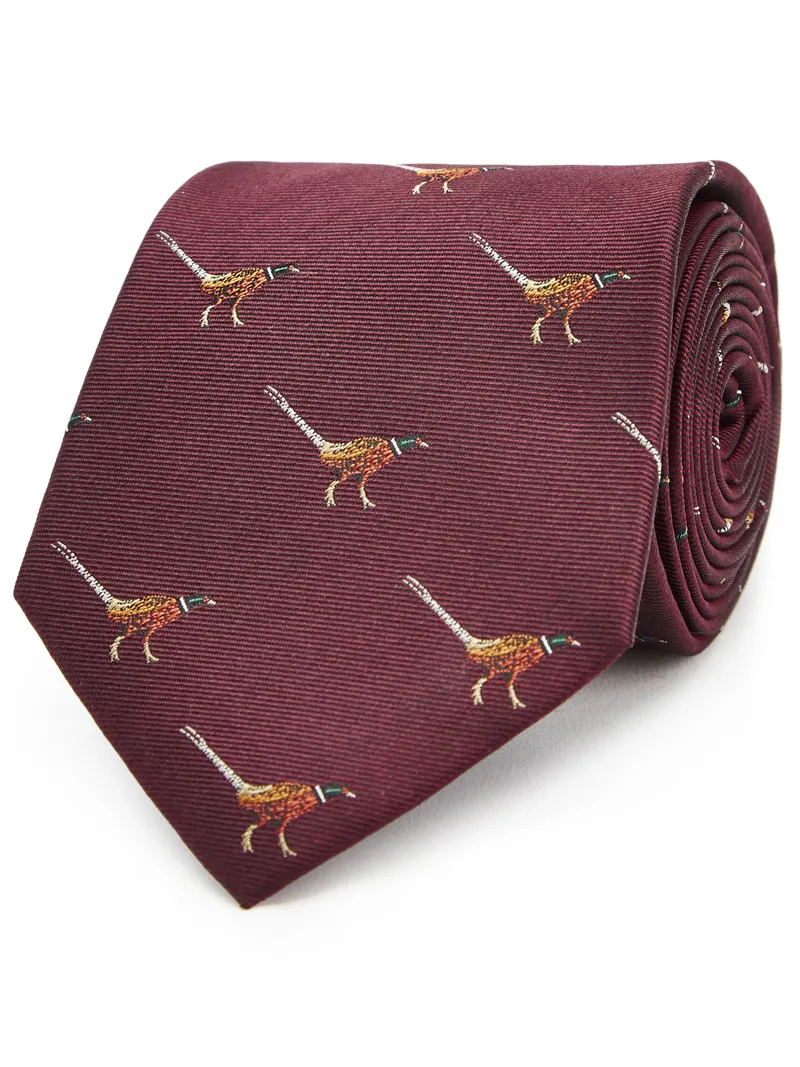 Dubarry Madden Tie Merlot-1