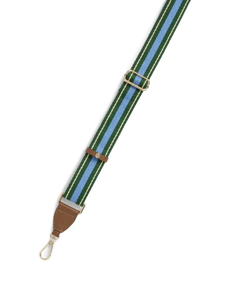 Signature Webbing Strap Clover Green/Sky Blue
