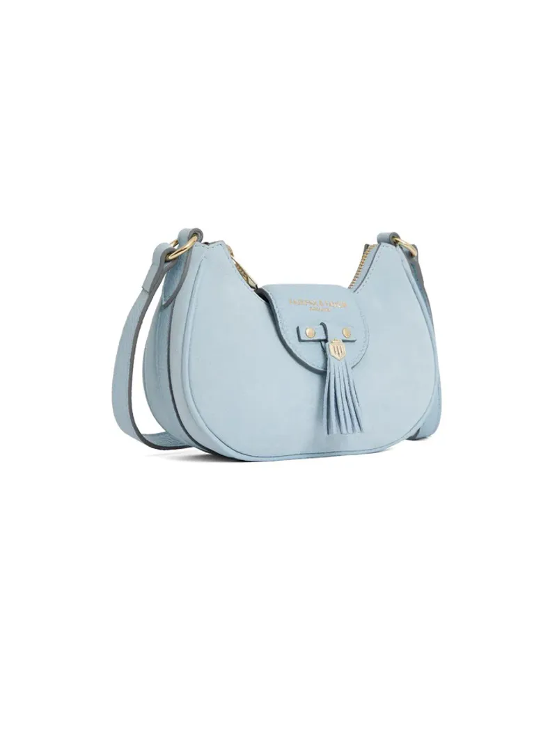 Fairfax and Favor Micro Windsor Cross Body Bag - Sky Blue-1
