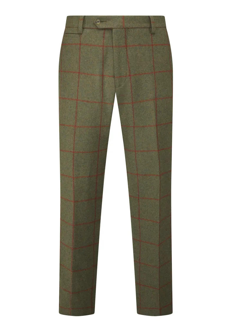 Alan Paine Combrook Tweed Trousers - Reed