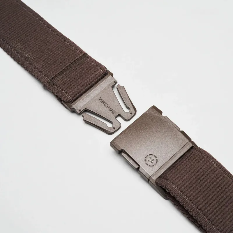 Arcade Adventure Stretch Belt Atlas Medium Brown-1