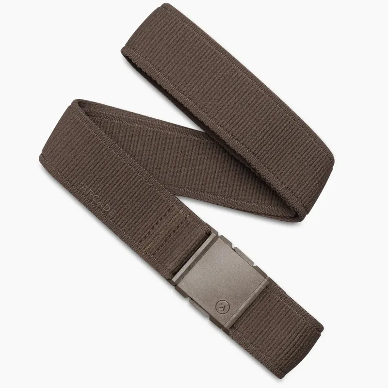 Arcade Adventure Stretch Belt Atlas Medium Brown