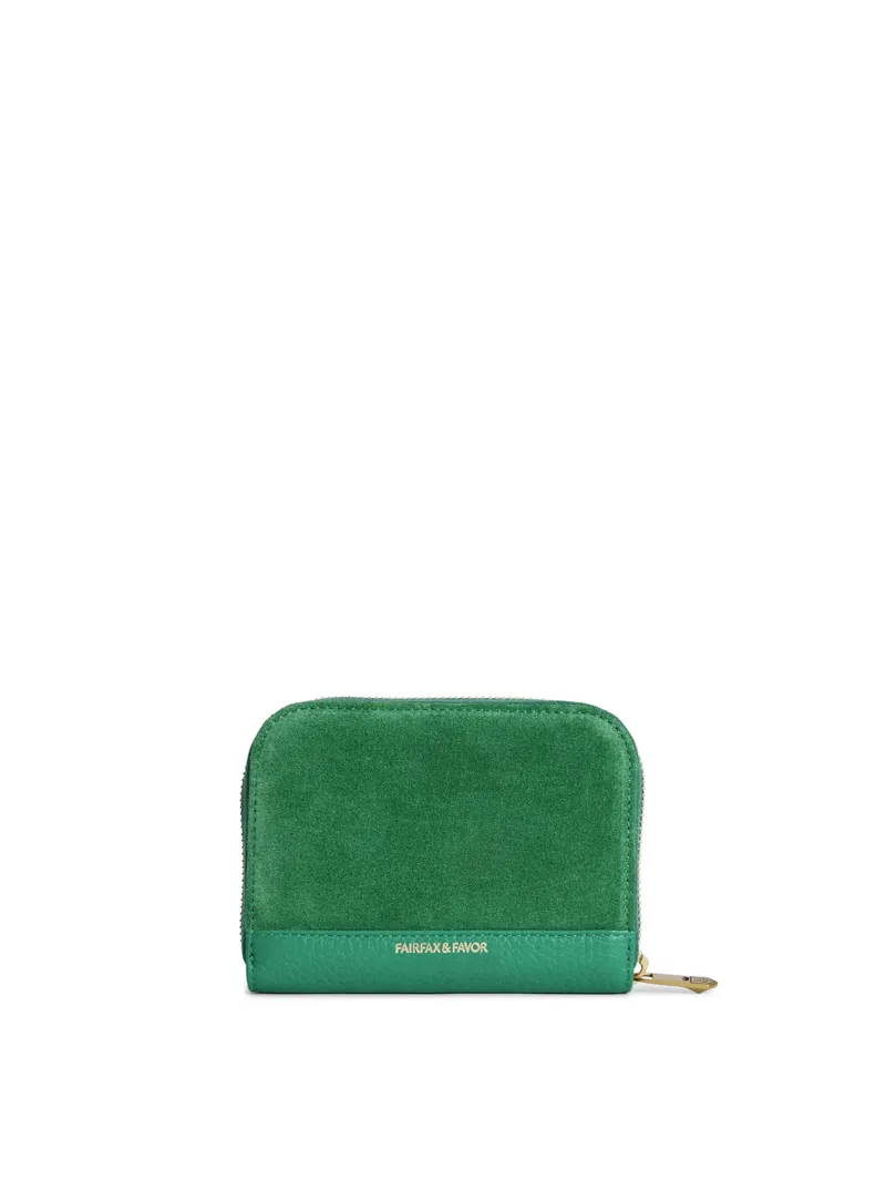 Fairfax and Favor Mini Salisbury Purse - Clover Green-2