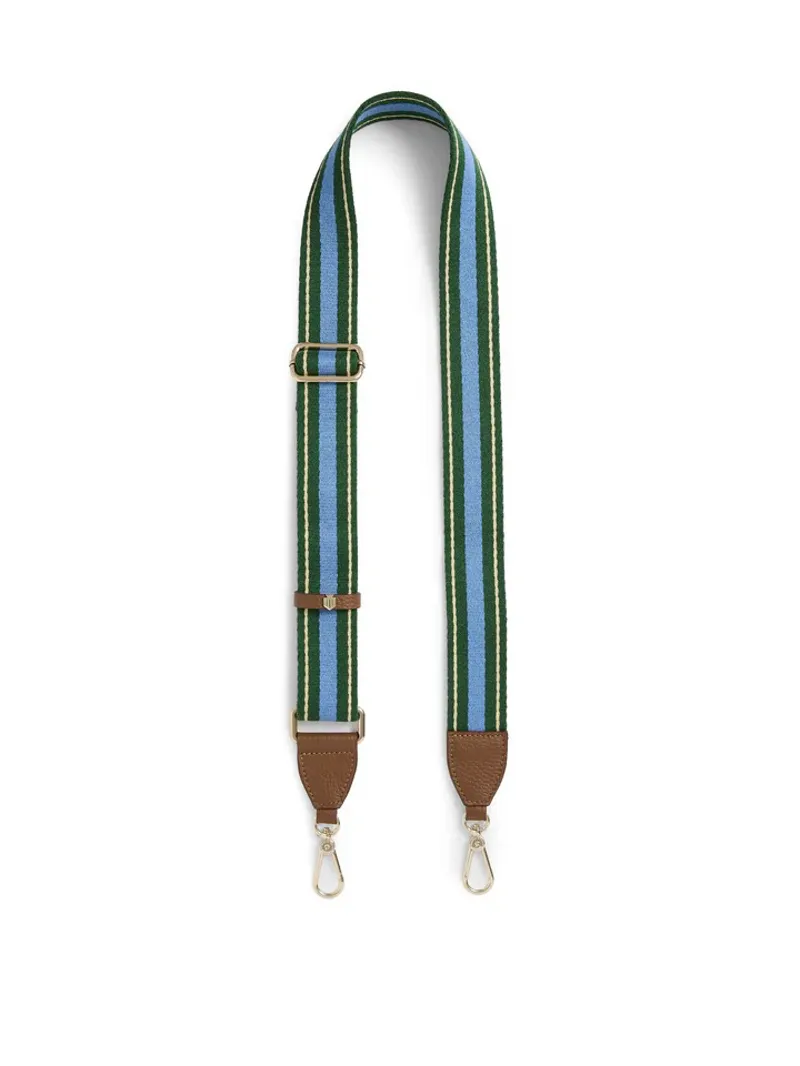 Signature Webbing Strap Clover Green/Sky Blue-2