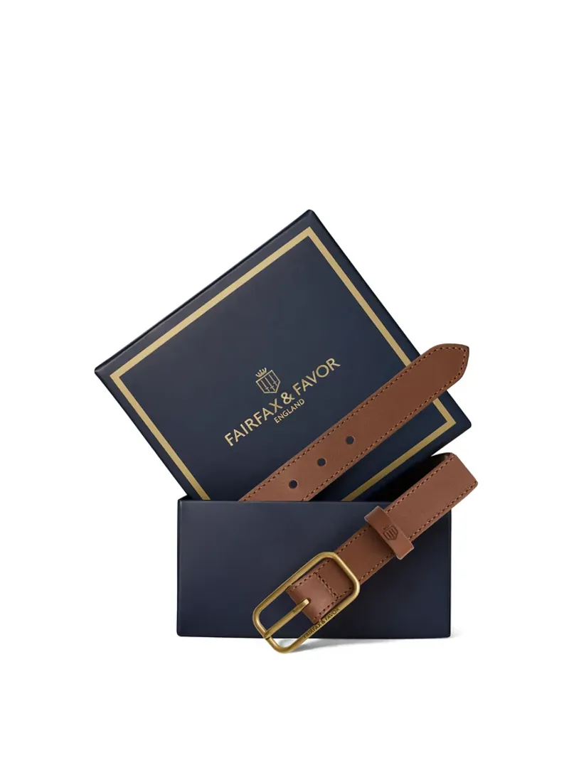 Fairfax and Favor Claremont Belt - Tan Leather-3