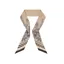 Fairfax and Favor Mannington Silk Scarf - Beige/Navy/Black