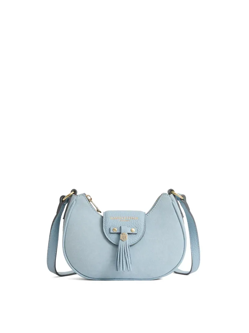Fairfax and Favor Micro Windsor Cross Body Bag - Sky Blue