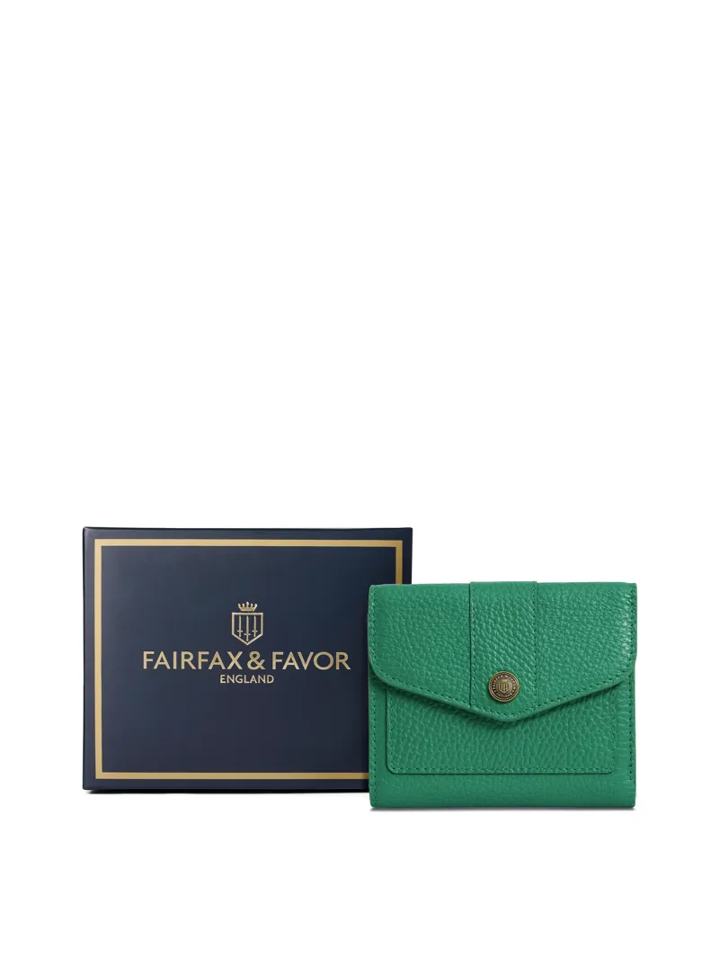 Fairfax and Favor Langford Purse - Clover Green-2