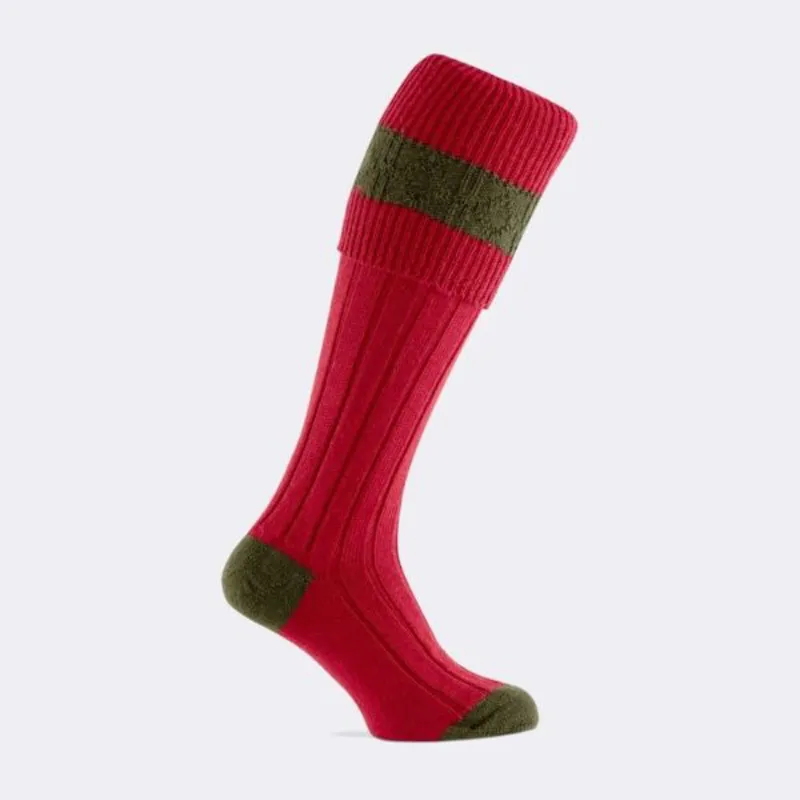 Pennine Byron Sock - Ruby