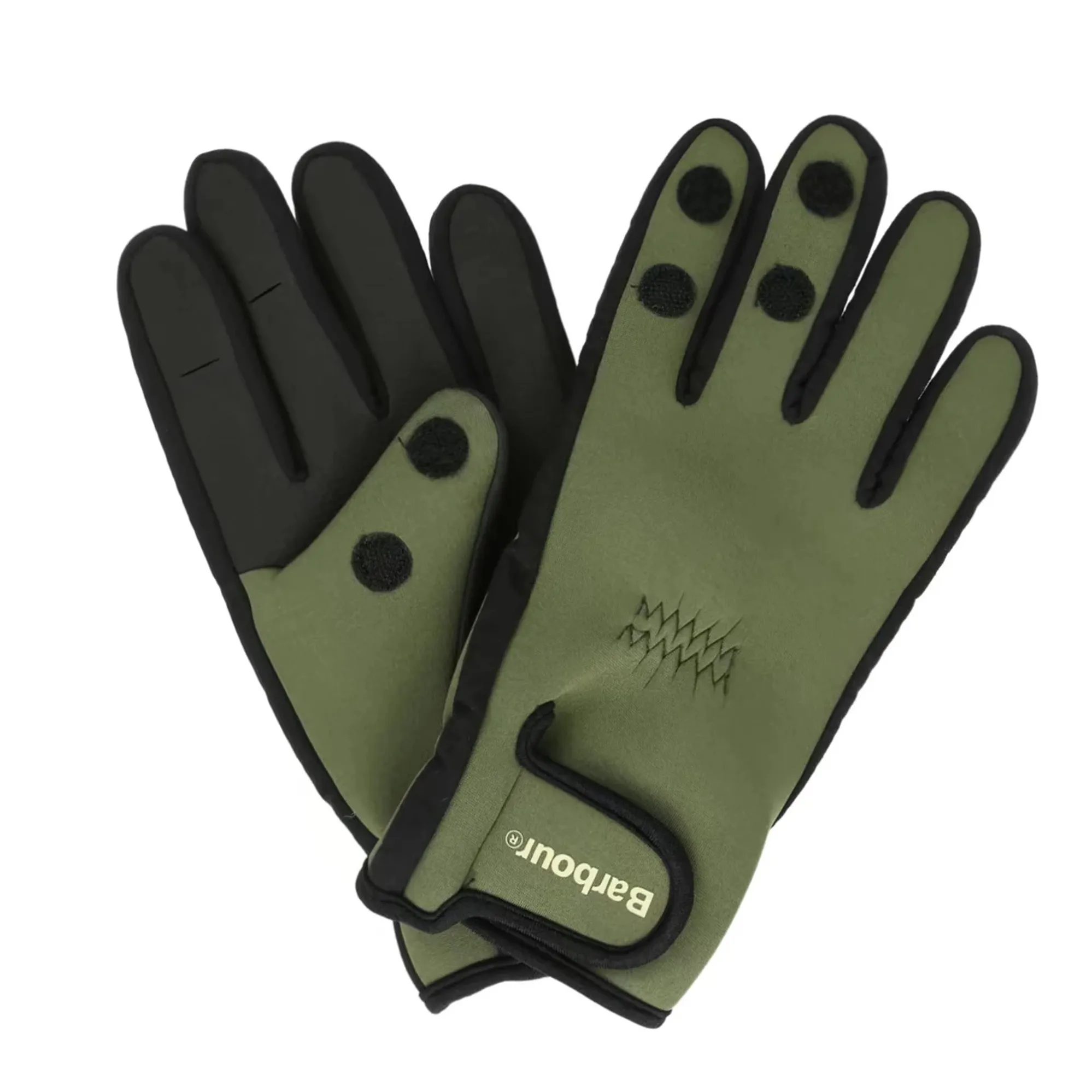 Barbour Neoprene Gloves Green