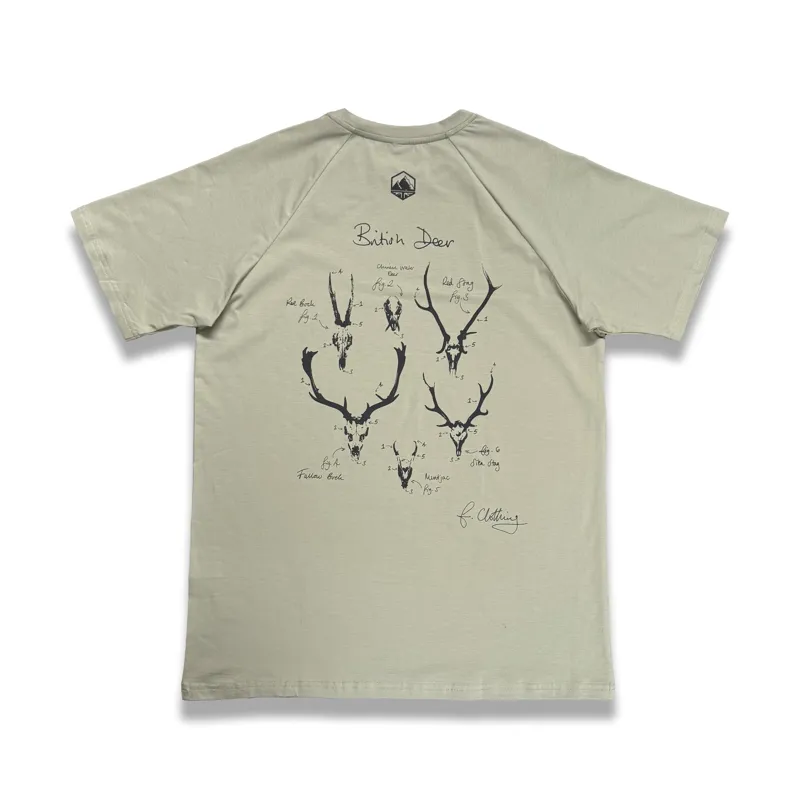 Fortis Stag T- Shirt - Olive Green