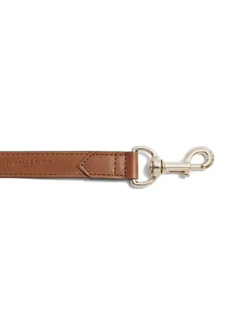 Fairfax and Favor Bakewell Dog Lead Tan Leather-2