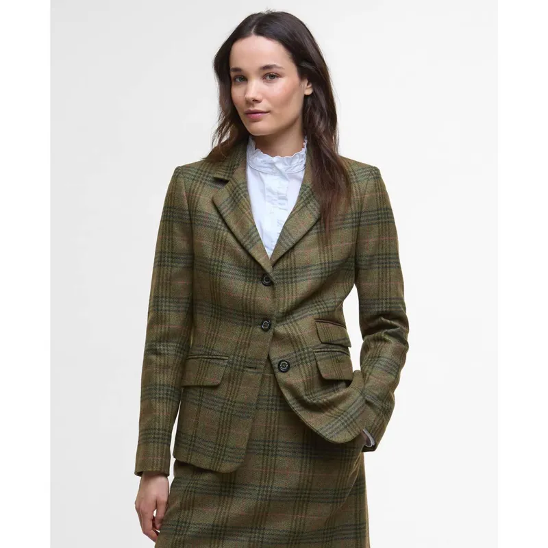 Barbour Carlby Tailored Jacket - Arabesque/Brown-1