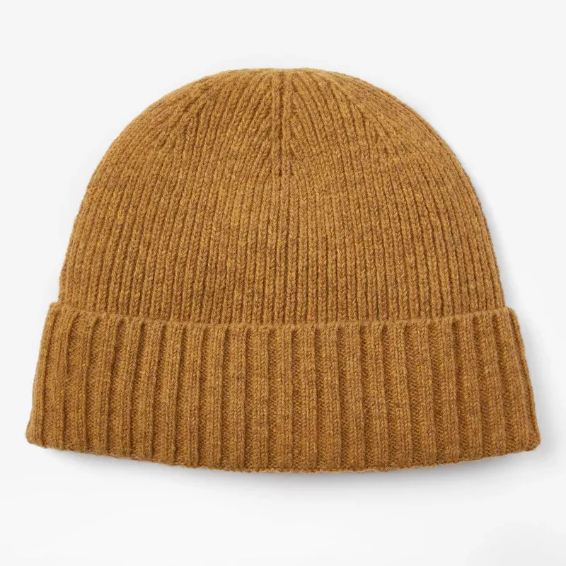 Barbour Carlton Beanie Hat - Harvest Gold-1