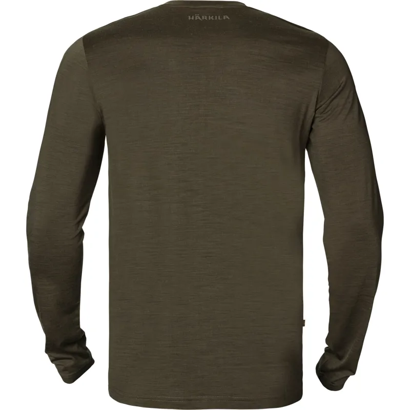 Harkila Base All Season L/S T-Shirt Willow Green-1