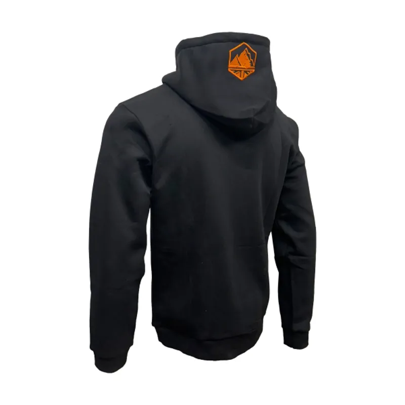 Fortis Unisex Hoodie - Black/Orange-1
