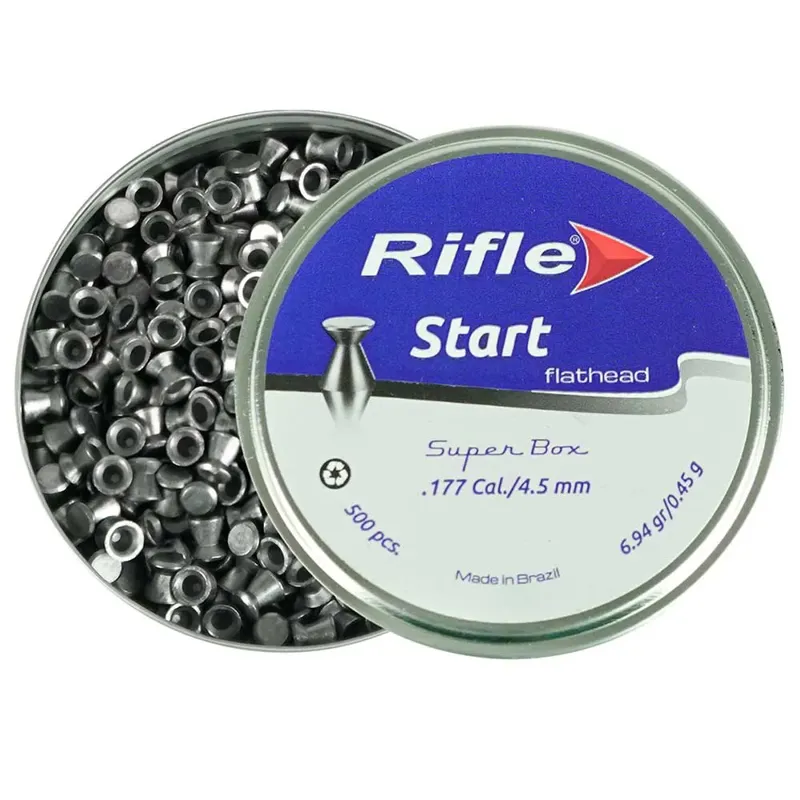 Rifle Ammunition Start Flathead 177 4.5 6.94gr 500