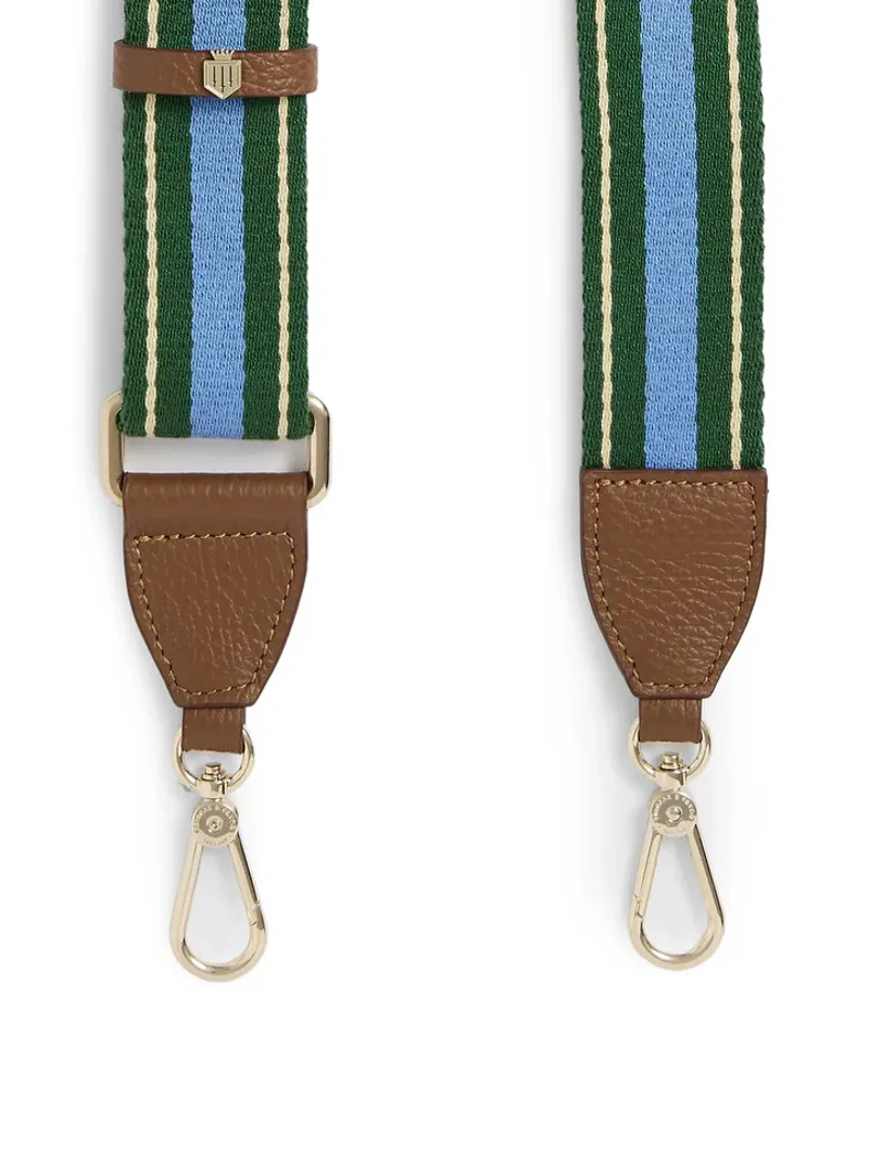 Signature Webbing Strap Clover Green/Sky Blue-3