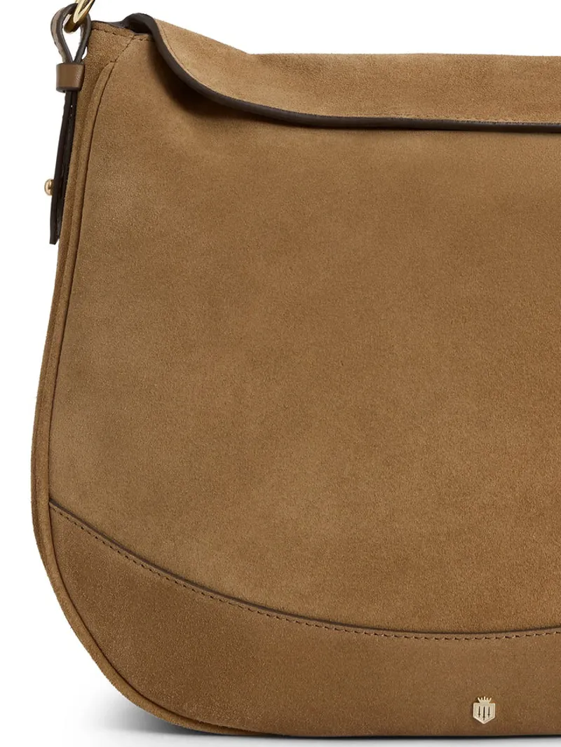 Fairfax and Favor Dartmoor Hobo Bag - Tan Suede-4
