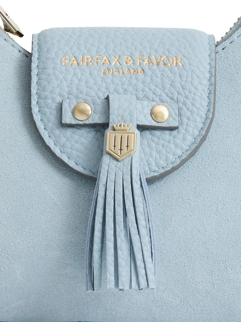 Fairfax and Favor Micro Windsor Cross Body Bag - Sky Blue-3