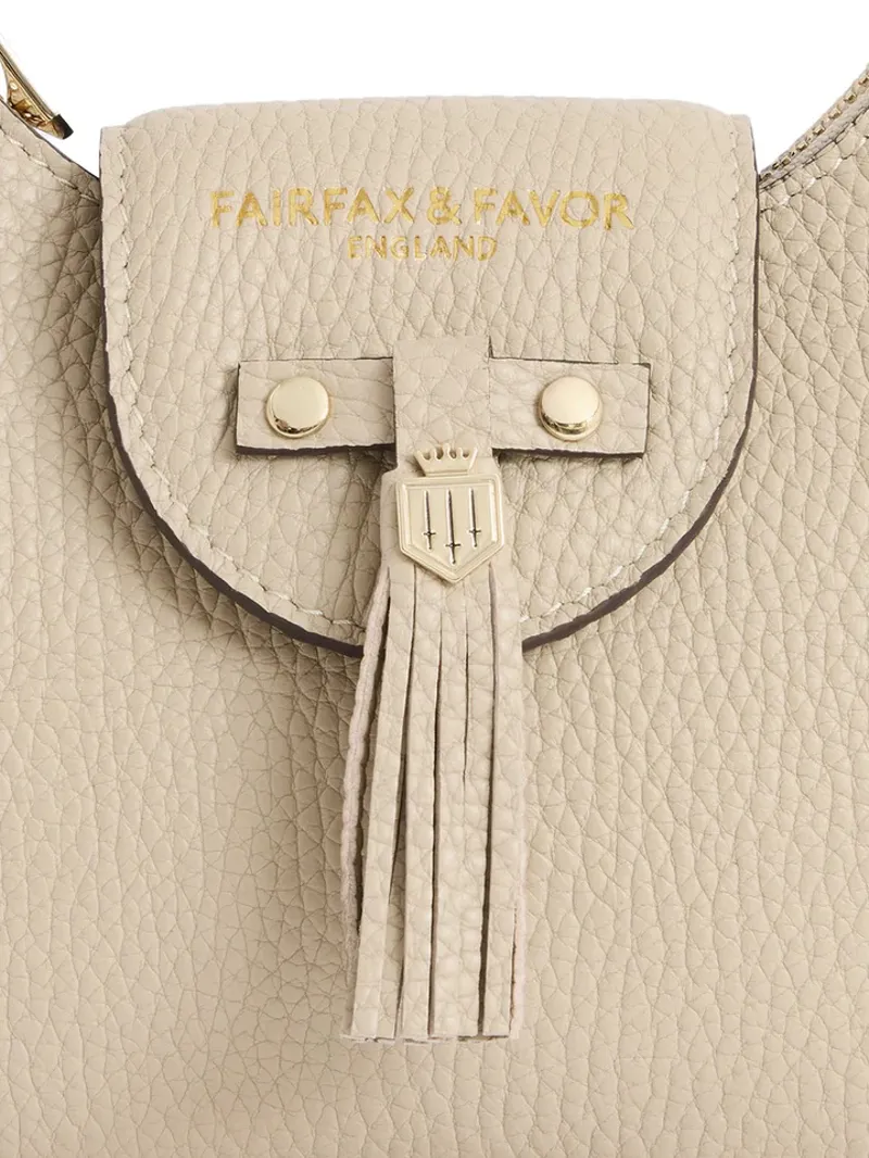 Fairfax and Favor Micro Windsor Cross Body Bag - Stone-2