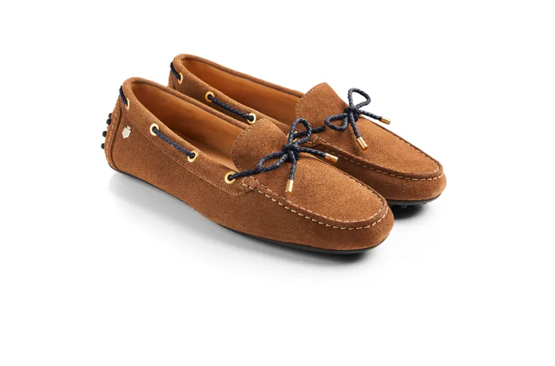 Fairfax and Favor Henley Tan/Navy Suede