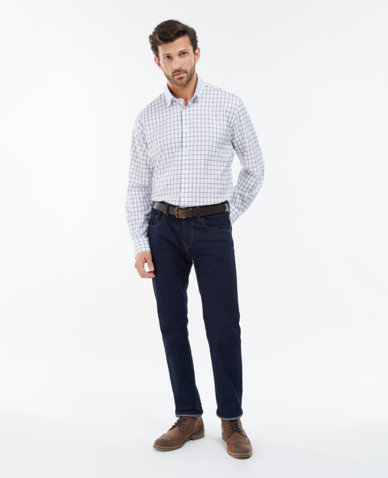 Barbour Mens Hanstead Country Active Shirt - Blue-1