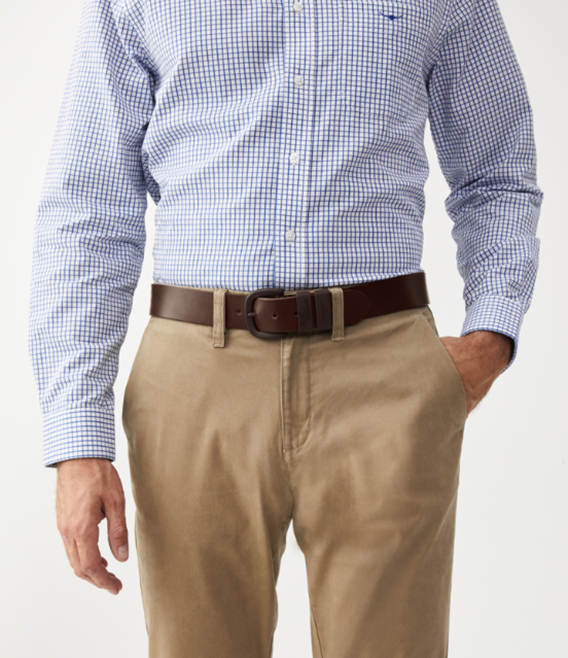 RM Williams Drover Belt Chocolate-1