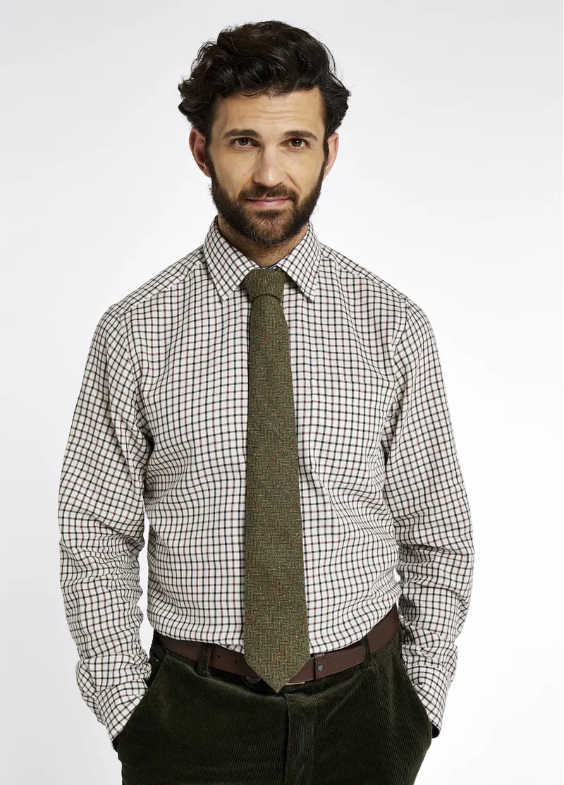 Dubarry Newtownforbes Tweed Tie - Cedar-3