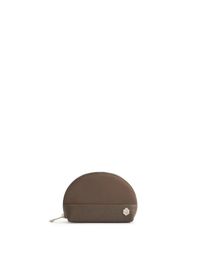 Fairfax and Favor Chiltern Coin Purse - Fog Suede