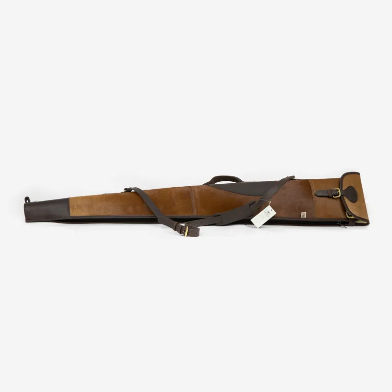 Teales Cow Hide Gun Slip Buckle and Flap Cow Hide